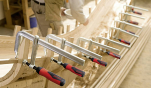 BESSEY Teljesen ac&eacute;l csavaros gyorsszor&iacute;t&oacute;, GZ-2K 300/120  , feszt&aacute;v: 300 mm, visszavon&aacute;s: 120 mm (GZ30-12-2K)