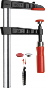 BESSEY Temper&ouml;ntv&eacute;ny csavaros gyorsszor&iacute;t&oacute;, TG 600/120  , feszt&aacute;v: 600 mm, visszavon&aacute;s: 120 mm (TG60S12)