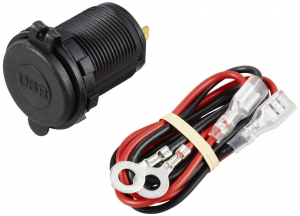 VOLTCRAFT USB dupla aljzat 12-24V 4.8A v&eacute;dőfed&eacute;llel 12/24 V (VC-14491020)