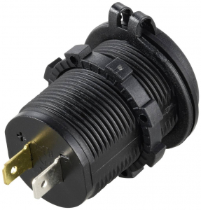 VOLTCRAFT USB dupla aljzat 12-24V 4.8A v&eacute;dőfed&eacute;llel 12/24 V (VC-14491020)