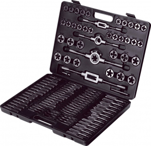 TOOLCRAFT edzett &ouml;tv&ouml;z&ouml;tt ac&eacute;l, Wolframac&eacute;l Menetf&uacute;r&oacute;- &eacute;s v&aacute;g&oacute; k&eacute;szlet DIN 2181 1 k&eacute;szlet (TO-9913164)