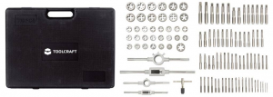 TOOLCRAFT edzett &ouml;tv&ouml;z&ouml;tt ac&eacute;l, Wolframac&eacute;l Menetf&uacute;r&oacute;- &eacute;s v&aacute;g&oacute; k&eacute;szlet DIN 2181 1 k&eacute;szlet (TO-9913164)