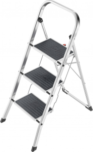 Hailo K70  Alum&iacute;nium &Ouml;sszehajthat&oacute; fell&eacute;pő &Ouml;sszecsukhat&oacute; Munkamagass&aacute;g (max.): 270 cm Ez&uuml;st, Fekete 5.1 kg (4393-801)