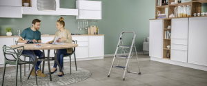 Hailo K70  Alum&iacute;nium &Ouml;sszehajthat&oacute; fell&eacute;pő &Ouml;sszecsukhat&oacute; Munkamagass&aacute;g (max.): 270 cm Ez&uuml;st, Fekete 5.1 kg (4393-801)