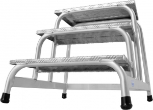 Krause Alum&iacute;nium Szerelő fell&eacute;pő Munkamagass&aacute;g (max.): 2.60 m Ez&uuml;st 7 kg (805034)