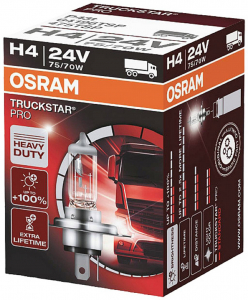 Osram Halog&eacute;n f&eacute;nyforr&aacute;s Truckstar H4 75/70 W 24 V (64196TSP)