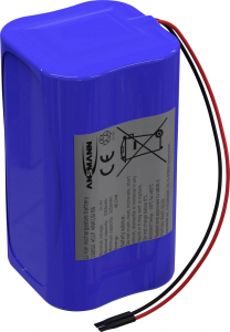 Ansmann 4S1P Akkucsomag Cellasz&aacute;m: 4 Elem- &eacute;s akkum&eacute;ret: 18650 K&aacute;bel L&iacute;tiumion 14.4 V 3350 mAh (2447-0119)