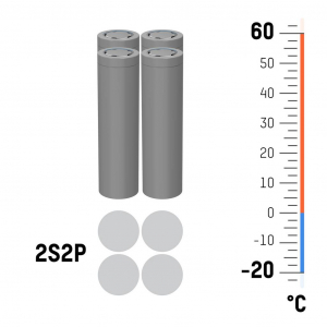 Ansmann 4S1P Akkucsomag Cellasz&aacute;m: 4 Elem- &eacute;s akkum&eacute;ret: 18650 K&aacute;bel L&iacute;tiumion 14.4 V 3500 mAh (2447-3036-20)