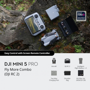 DJI Mini 5 Pro Fly More Combo (DJI RC 2) dr&oacute;n (CP.MA.00000894.01)
