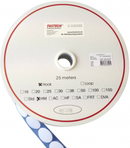 FASTECH&reg; FASTECH T&eacute;pőz&aacute;r pont Felragaszt&aacute;shoz forr&oacute; olvad&eacute;k Horgos f&eacute;l (O) 35 mm Feh&eacute;r 5 m (T01035000003C105)
