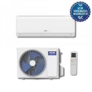 AUX Q-SMART ECO split klíma 3,5KW (AUX-12QG) beszereléssel, 3 méter csövezésig