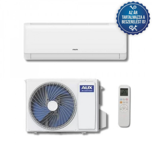 AUX Q-SMART Plus split klíma 3,5KW (AUX-12QC/I AUX-12QC/O) beszereléssel, 3 méter csövezésig
