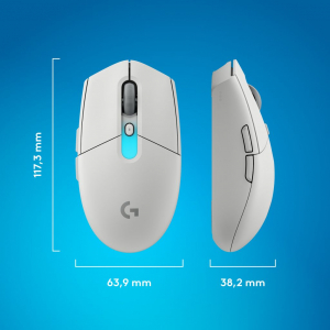 Logitech G305 X SUPERLIGHT vezet&eacute;k n&eacute;lk&uuml;li Gaming eg&eacute;r feh&eacute;r (910-007747)