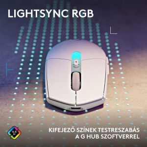 Logitech G305 X SUPERLIGHT vezet&eacute;k n&eacute;lk&uuml;li Gaming eg&eacute;r feh&eacute;r (910-007747)