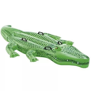 Intex felf&uacute;jhat&oacute; &oacute;ri&aacute;s krokodil lovagl&oacute; matrac 203 x 114cm (58562NP)