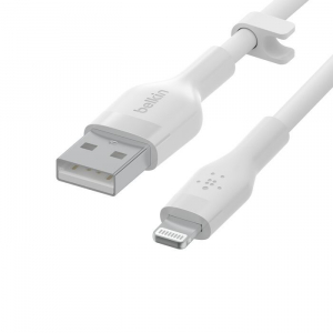 Belkin BOOST CHARGE Flex USB-A - Lightning k&aacute;bel 3m feh&eacute;r (CAA008bt3MWH)