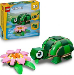 Lego Creator 3-in-1 Teknős egy v&iacute;zililiom-vir&aacute;ggal (31377)