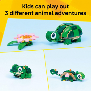 Lego Creator 3-in-1 Teknős egy v&iacute;zililiom-vir&aacute;ggal (31377)