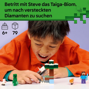 Lego Minecraft Steve tajgai kalandjai (21583)