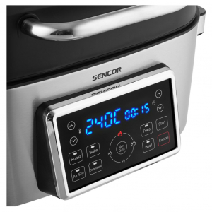 Sencor SBG 8900SS multifunkci&oacute;s forr&oacute;levegős s&uuml;tő/grill