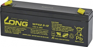 Long &Oacute;lomakku   &Oacute;lom-vlies (AGM) 2.3 Ah 12 V 1 db (WPS2.3-12-M/F1)