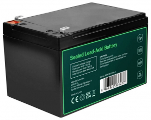 Green Cell &Oacute;lomakku   &Oacute;lom-vlies (AGM) 12 Ah 12 V 1 db (GC-AGM12V12AH-J)