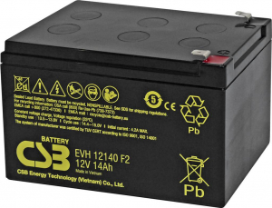 Fey Elektronik &Oacute;lomakku 12 V 14 Ah &Oacute;lom-vlies (AGM) (Sz x Ma x M&eacute;) 151 x 100.3 x 98 mm Ciklus&aacute;ll&oacute;, Karbantart&aacute;smentes, Kis &ouml;nkis&uuml;l&eacute;s (EVH12140F2)