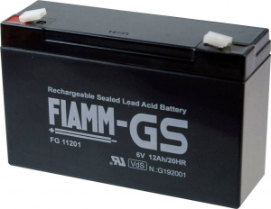 Fiamm PB-6-12 &Oacute;lomakku 6 V 12 Ah &Oacute;lom-vlies (AGM) (Sz x Ma x M&eacute;) 151 x 99 x 50 mm 4,8 mm-es lapos&eacute;rintkezős dug&oacute; Karbantart&aacute;smentes, Kis &ouml;nkis&uuml;l&eacute;s, VD