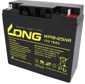 Long &Oacute;lomakku 12 V 18 Ah &Oacute;lom-vlies (AGM) (Sz x Ma x M&eacute;) 181 x 167 x 76 mm M5 csavaros csatlakoz&oacute; VDS tanus&iacute;tv&aacute;ny, Kis &ouml;nkis&uuml;l&eacute;s, Karbantart&aacute;smentes (