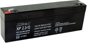 XCell &Oacute;lom zsel&eacute;s akku AGM 12 V 2,3 Ah 178 x 66 x 35 mm  XP2.312 (XCEXP2.312)
