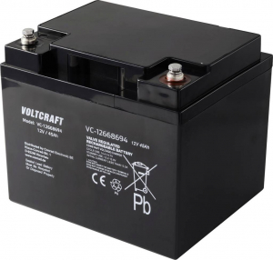 VOLTCRAFT VC-12668694 &Oacute;lomakku 12 V 45 Ah &Oacute;lom-vlies (AGM) (Sz x Ma x M&eacute;) 197.5 x 170 x 165.5 mm Karbantart&aacute;smentes, Kis &ouml;nkis&uuml;l&eacute;s (VC-16623020)