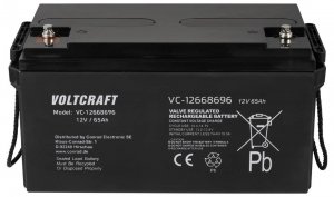 VOLTCRAFT VC-12668696 &Oacute;lomakku 12 V 65 Ah &Oacute;lom-vlies (AGM) (Sz x Ma x M&eacute;) 350 x 179 x 167 mm Karbantart&aacute;smentes, Kis &ouml;nkis&uuml;l&eacute;s (VC-16623030)