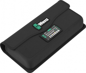 Wera 9581  Univerz&aacute;lis, bit k&eacute;szlet, Racsni markolat, Szerelő, Profi Szersz&aacute;mt&aacute;ska, &uuml;res (05136568001)