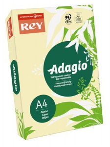 Rey "Adagio" Másolópapír színes A4 80g pasztell sárga (ADAGI080X626)