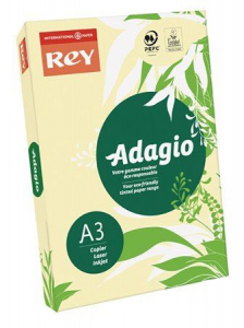 Rey "Adagio" Másolópapír színes A3 80g pasztell sárga (ADAGI080X660)