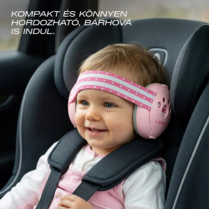 LAMAX BabyMuffs1 Pink baba zajszűrő f&uuml;lv&eacute;dő r&oacute;zsasz&iacute;n (8596687001703)