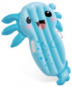 Intex Az  Axolotl felf&uacute;jhat&oacute; matrac aranyos diz&aacute;jnj&aacute;val &eacute;s foganty&uacute;ival 3 &eacute;ves kort&oacute;l gyermekek sz&aacute;m&aacute;ra k&iacute;n&aacute;l v&iacute;zi sz&oacute;rakoz&aacute;st &ndash; teherb&iacute;r&aacute;sa ak&aacute;r 40 k