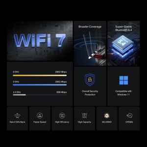 Mercusys MA37BE BE6500 WiFi 7 H&Aacute;L&Oacute;ZATI K&Aacute;RTYA