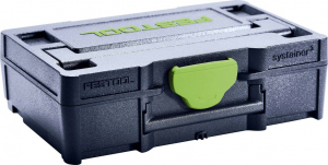 Festool Systainer SYS3 XXS 33 BL  Sz&aacute;ll&iacute;t&oacute; doboz (H x Sz x Ma) 66 x 105 x 31 mm (205399)