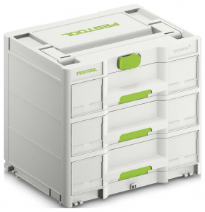Festool Systainer SYS3-SORT/3 M 337  Sz&aacute;ll&iacute;t&oacute; doboz (H x Sz x Ma) 396 x 296 x 337 mm (577769)