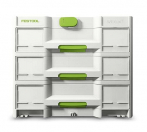 Festool Systainer SYS3-SORT/3 M 337  Sz&aacute;ll&iacute;t&oacute; doboz (H x Sz x Ma) 396 x 296 x 337 mm (577769)