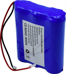 Sanyo Speci&aacute;lis akku 18650 K&aacute;bel L&iacute;tiumion 11.1 V 2420 mAh 1 db (3/UR18650-ZM2 PCBK)