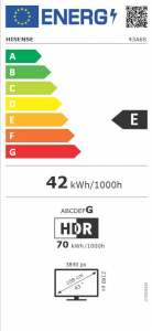 Hisense 43A6S 43" 4K UHD Smart TV