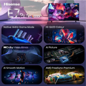 Hisense 75E7S PRO 75" Hi-QLED 4K UHD Smart TV