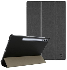 Tactical BOOK TRIFOLD Samsung Galaxy Tab S10 Lite LTE (SM-X406) bőr hat&aacute;s&uacute; akt&iacute;v fliptok fekete (57983127889)