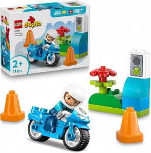 Lego DUPLO K&eacute;k rendőrs&eacute;gi motorker&eacute;kp&aacute;r (10471)