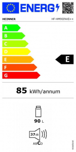 HEINNER hűtőszekr&eacute;ny feh&eacute;r (HF-HM90INVE++)