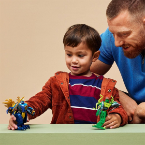 Lego NINJAGO Jay csat&aacute;ja s&aacute;rk&aacute;nyp&aacute;nc&eacute;lban Robotos j&aacute;t&eacute;k (71853)