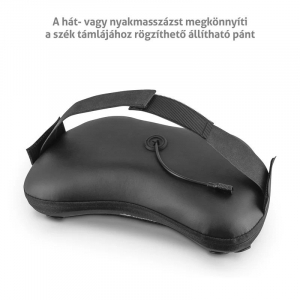 TrueLife RelaxBack B3 Charge massz&aacute;zsp&aacute;rna &uacute;jrat&ouml;lthető akkumul&aacute;torral &eacute;s fűt&eacute;ssel