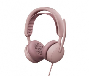 Logitech Zone Wired 2 vezet&eacute;kes mikrofonos fejhallgat&oacute; r&oacute;zsasz&iacute;n (981-001620)